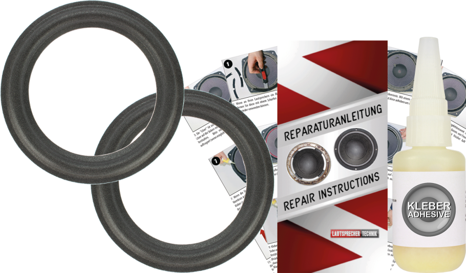 Quadral Altan MK I Speaker Surround Re-Foam Repair Kit For Midrange